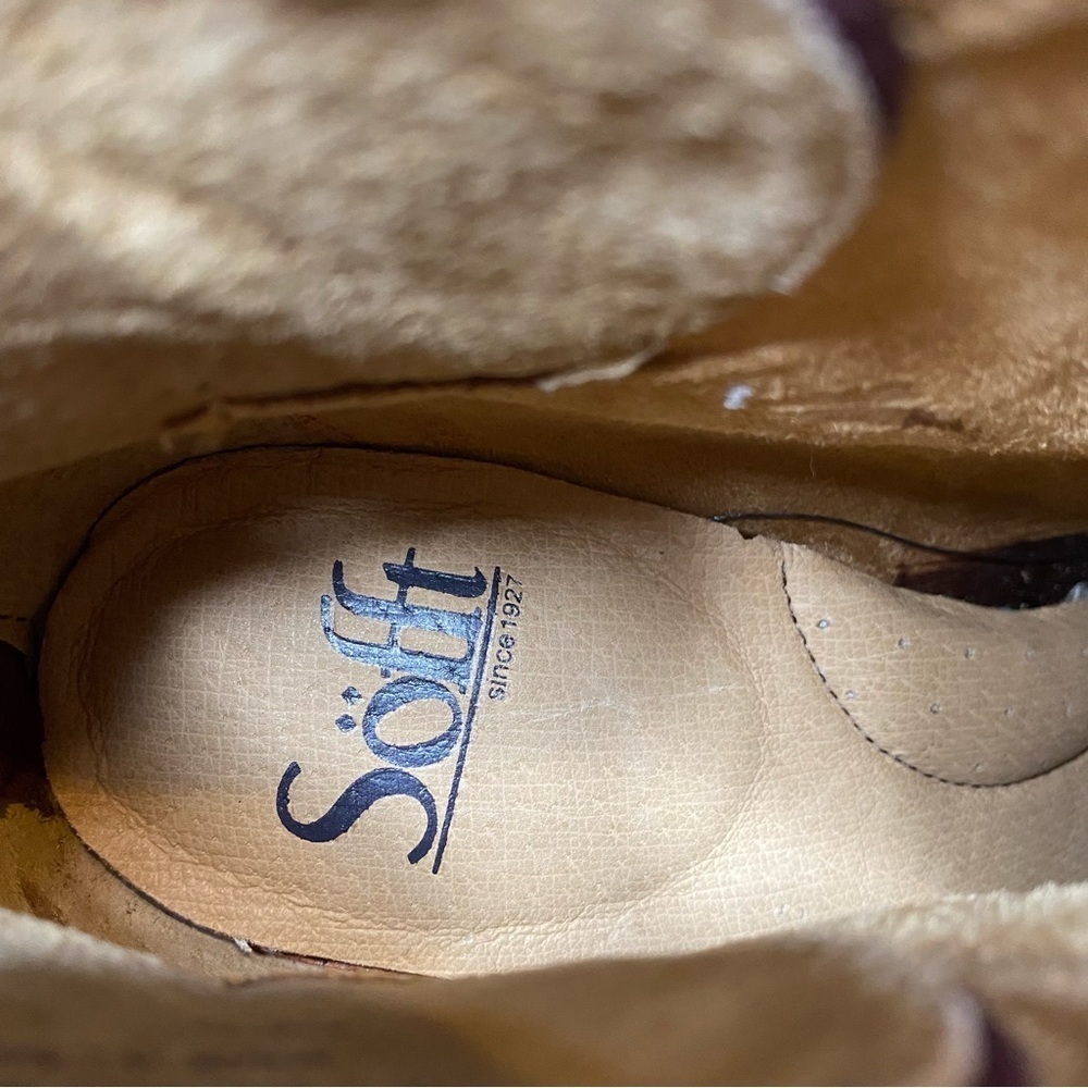 Sofft Teyton Distressed Suede Slouch Bootie 7M - Picture 12 of 14
